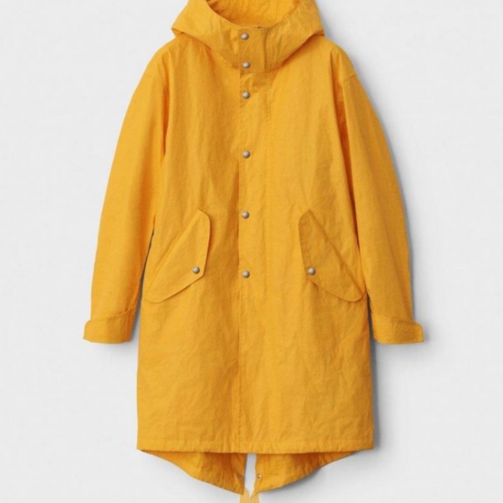 Rag and Bone Yellow Raincoat